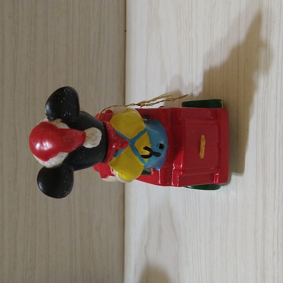 Vintage Mickey Mouse Train Conductor Christmas Ornament - Picture 3 of 6